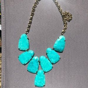 Kendra Scott Amazonite Harlow Necklace EUC
